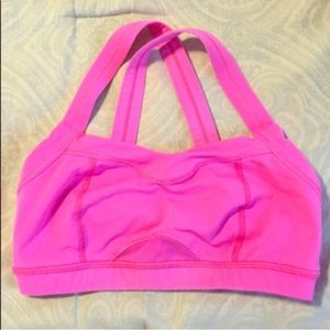 lululemon Hot Pink Sports Bra Size XS/4